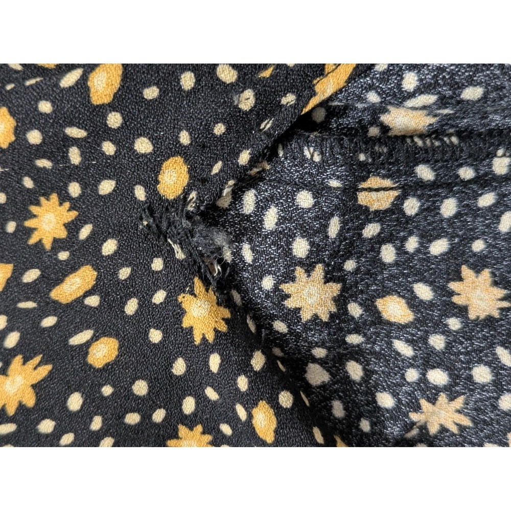 Reformation Slip Dress Crimini Midi Posie Ditsy Floral Black Size 4 Pullover - Picture 10 of 12